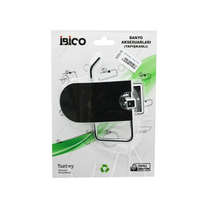 Dil Kapaklı  Metal  Wc Kağıtlık   Yapışkanlı Montaj  Bny-503d