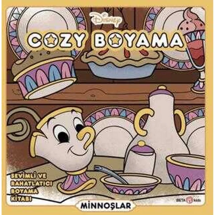 Disney Cozy Sevimli ve Rahatlatıcı Boyama Kitabı Minnoşlar