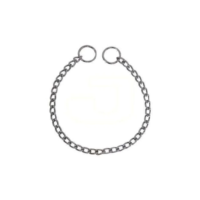 Doggie Eğitim Serisi Zincirli Köpek Boyun Tasması 3,5x65 cm  Chrome