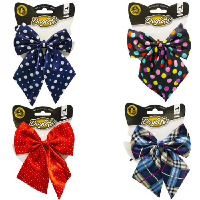 Doglife Kediler ve Köpekler İçin Kurdela Boyunluk (Karışık Renk/Desenlerde)