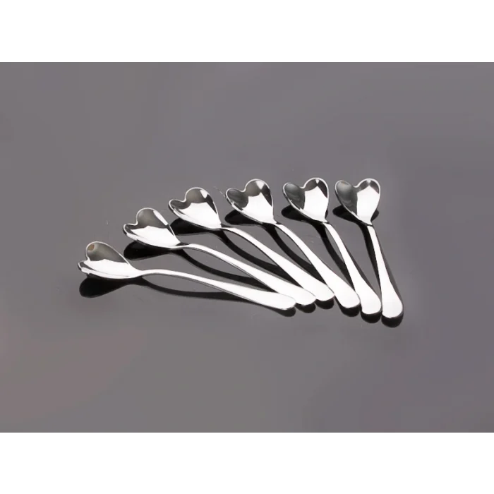Dondurma Kaşığı - Kalpli (6adet)