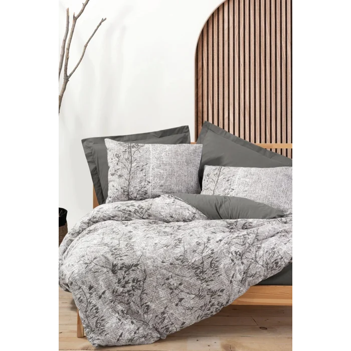 Dual Çift Kişilik Nevresim Takımı Odin Kahve