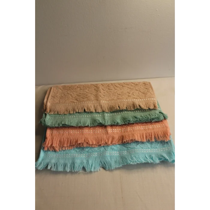 Durul 30X50 Mine Jakarlı 4Lü Havlu