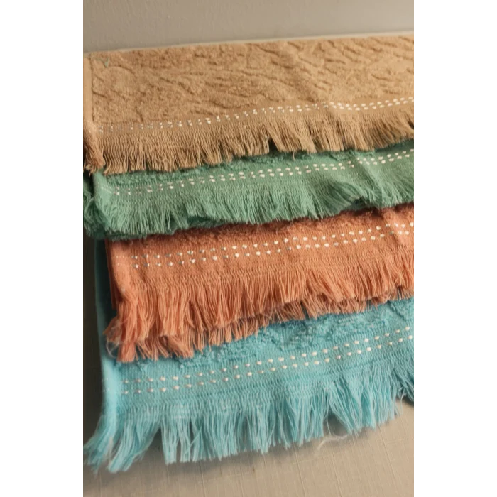 Durul 30X50 Mine Jakarlı 4Lü Havlu