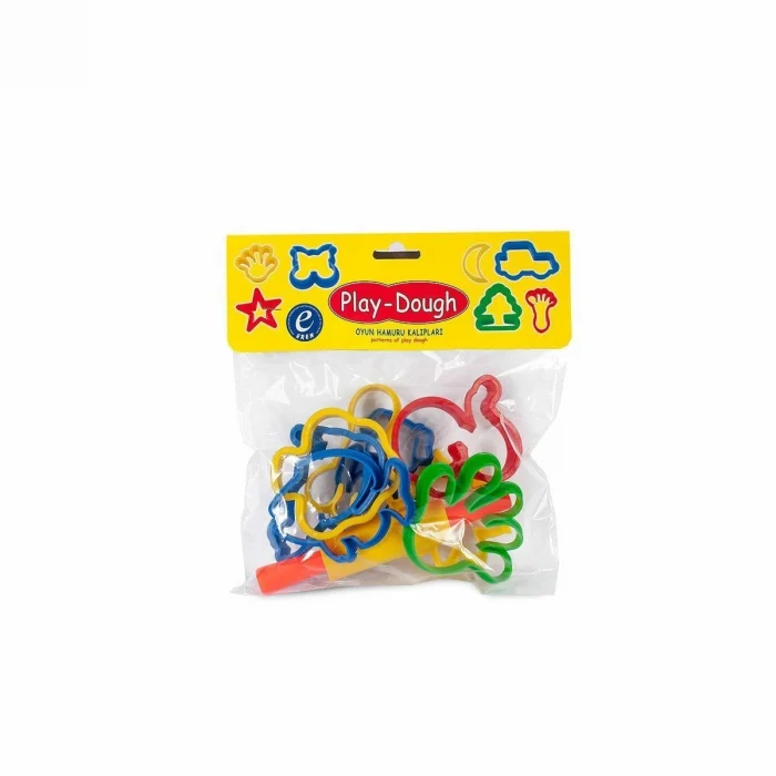 ERN-015 POŞETLİ OYUN HAMURU KALIPLAR BÜYÜK ŞEKİLLER