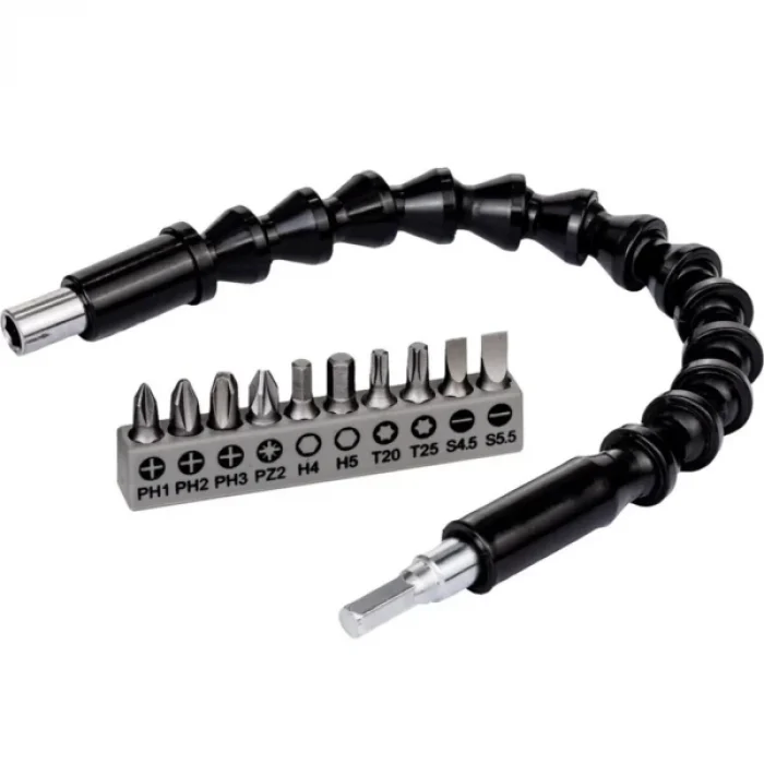 Esnek Şaftlı Tornavida Ucu Seti