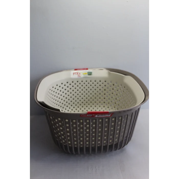 Folylife Linea Süzgeçli Kare Badya 4lt