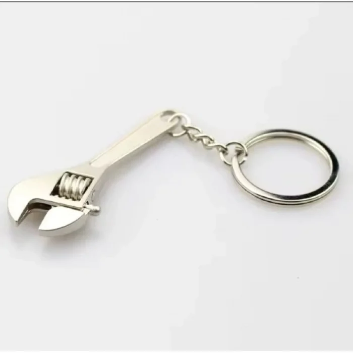 Fonksiyonel İngiliz Anahtarı Şeklinde Metal Anahtarlık