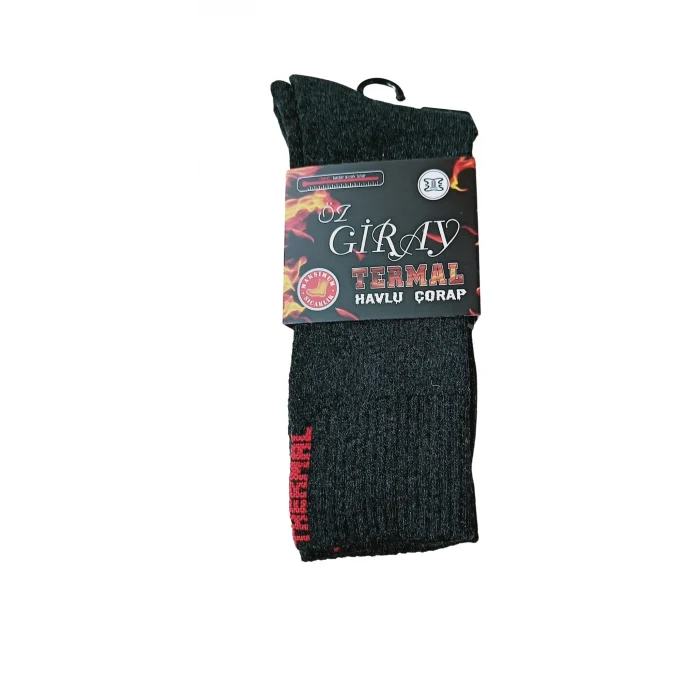GİRAY TERMAL HAVLU ÇORAP 6 ADET