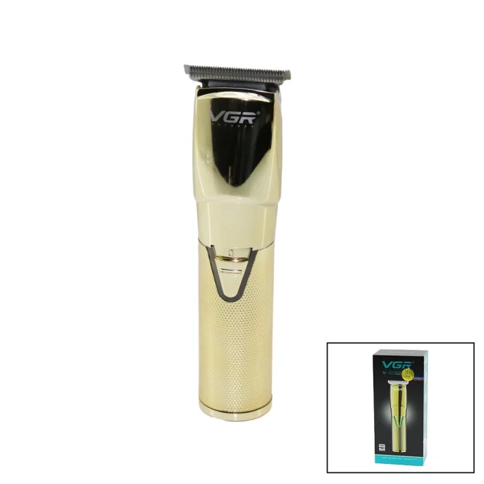 Gold Krom Kaplama Gövde  Saç - Sakal Kesme Traş Makinesi  Usb Şarjlı V-903
