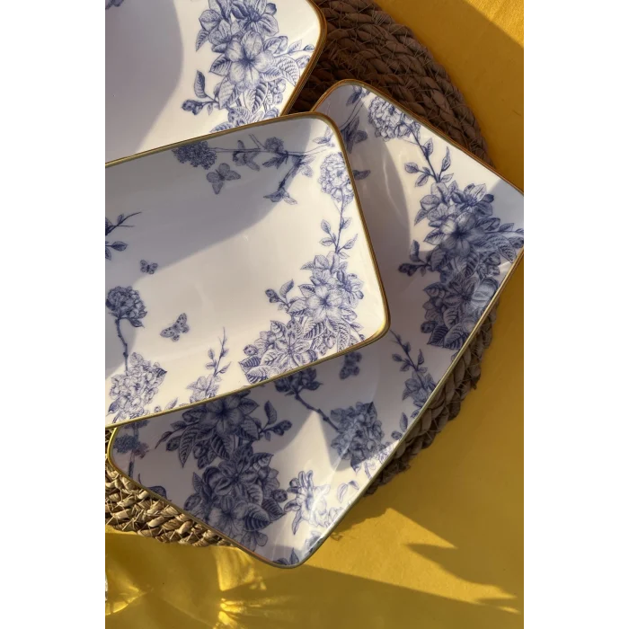 Spring Time 3lü Kayık Tabak G4181