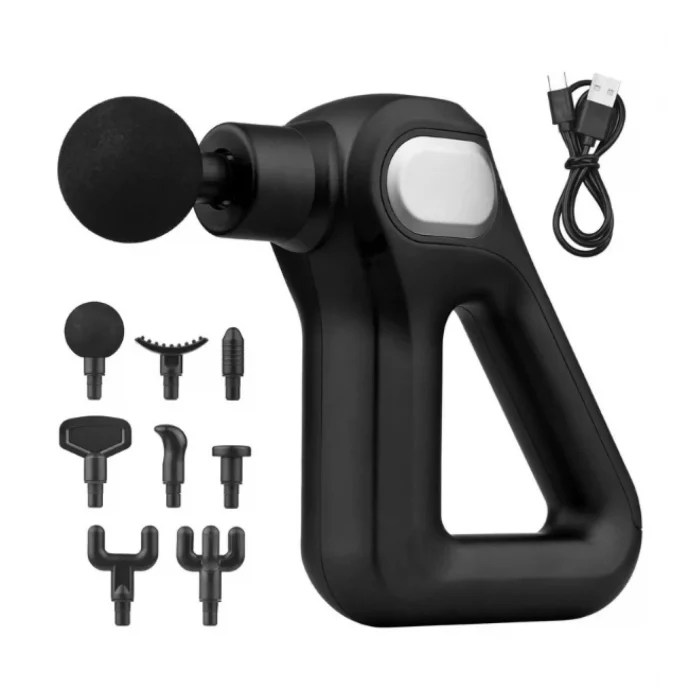 Gri Lcd Sporcu Egzersiz Masaj Aleti 8 Başlıklı Kh-750