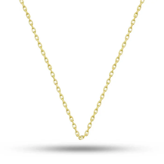 Luz&Pos Gümüş Gold 0.30 Mikron 45 Cm Forse Kadın Zincir