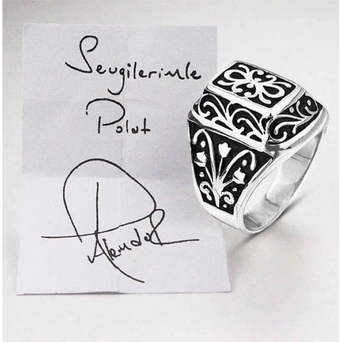 Luz&Pos Gümüş Kurtlar Vadisi Erkek Yüzük