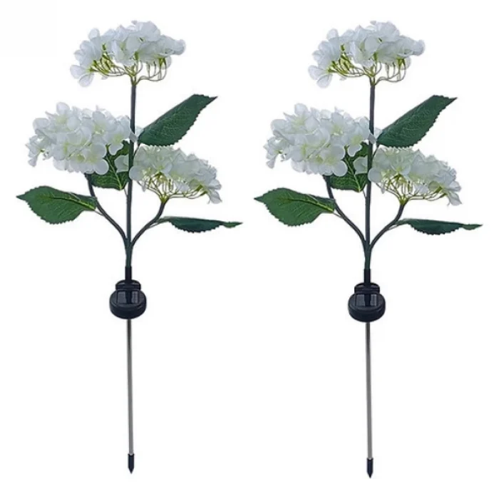 Güneş Enerjili Kazıklı Çiçek LED Lamba