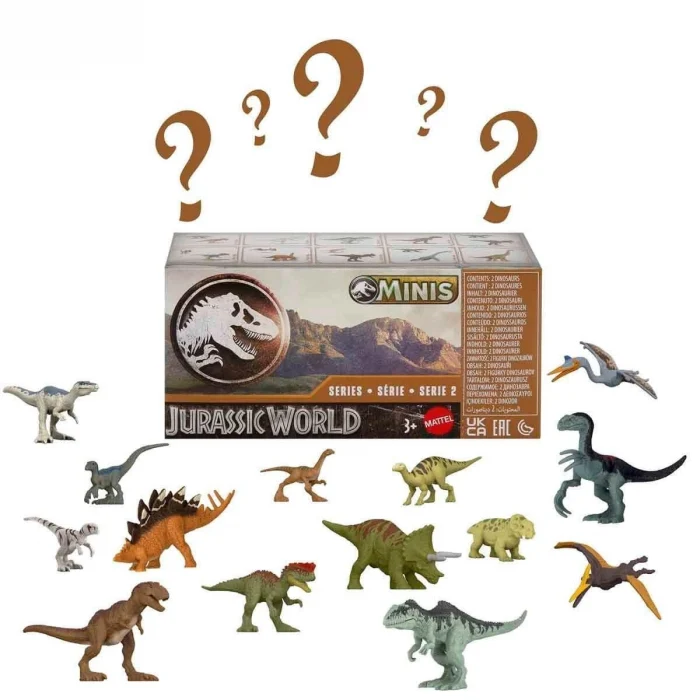 GWP38 Jurassic World Sürpriz Paketli Mini Dinozor Figürleri