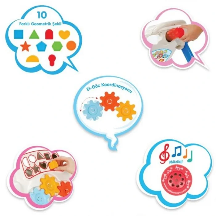 Happy İlk Adım Arabası Mavi