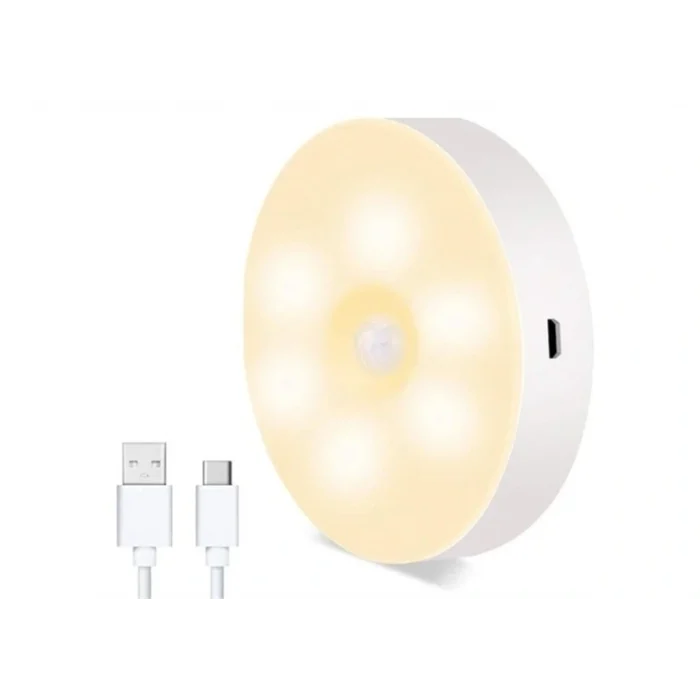 Hareket Sensörlü Usb Şarjlı Led Işık Lamba