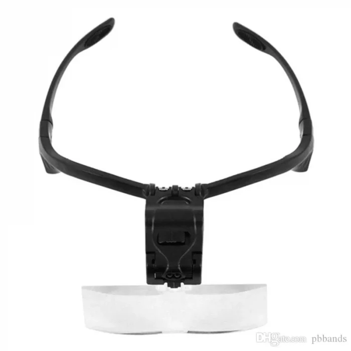 Işıklı Gözlük Büyüteç  5 Farklı Lens 9892b