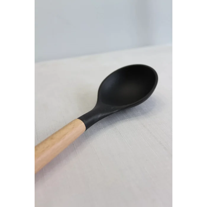 Ivory Bambu Saplı Silikon Kaşık