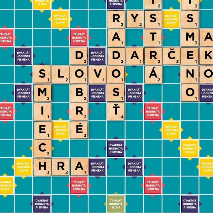 JLJ64 Scrabble Orijinal Ahşap İkisi Bir Arada Türkçe