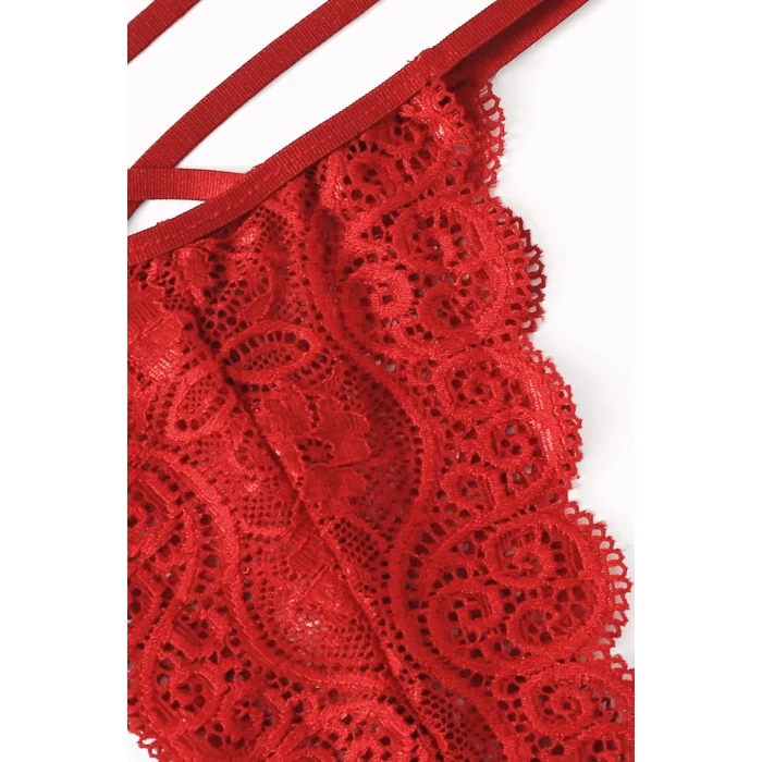 Kadın Kırmızı Dantel Sütyen Külot Takımı – Modern, Konforlu ve Günlük Kombinlere Uygun
