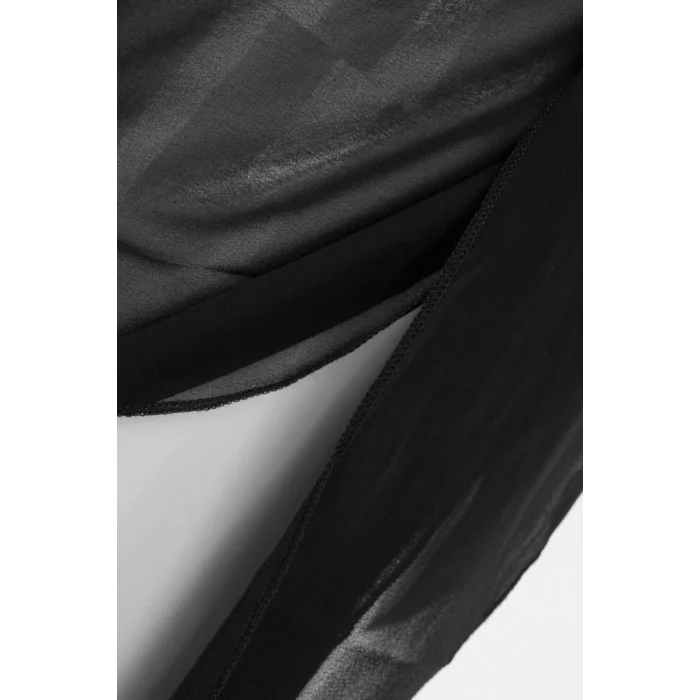 Kadın Siyah Beyaz Transparan Belden Bağlamalı Pareo 2li – Modern ve Şık Tasarım