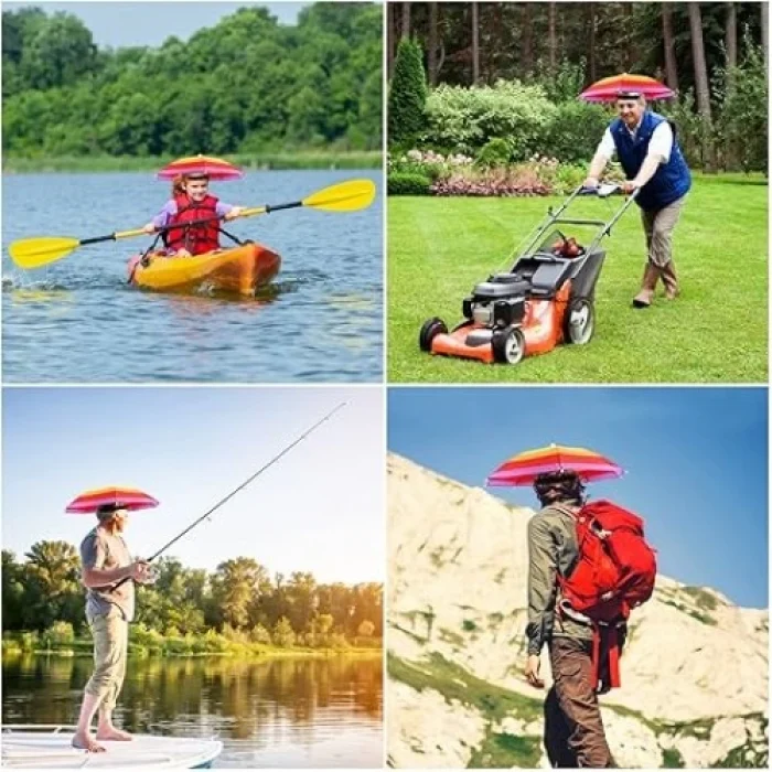 Gökkuşağı Kafa Şemsiyesi