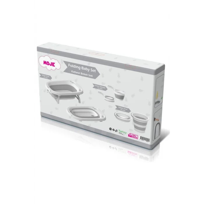 Katlanır Küvet Seti Gri