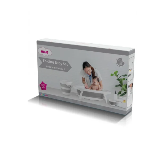 Katlanır Küvet Seti Gri
