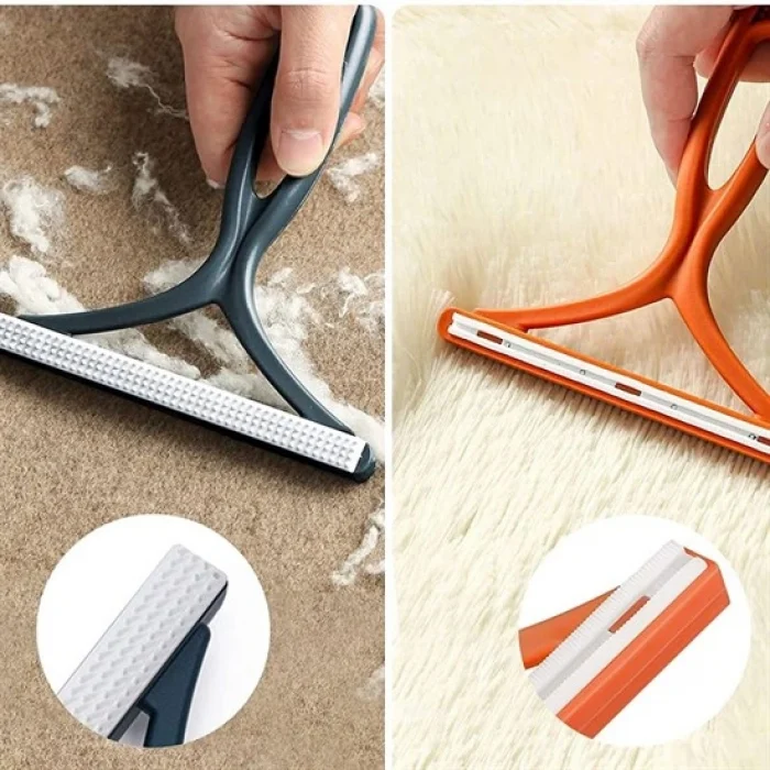 Kedi Köpek Tüy Toplayıcı Çift Taraflı Pamuk Tiftiği Ve Tüy Toplama Aleti