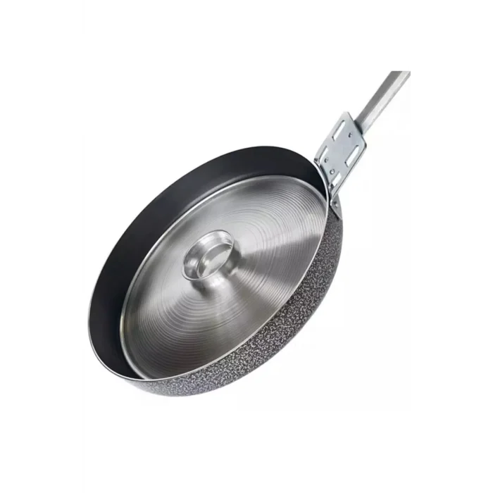 Kılıç Kızartma Tavası Kapaklı Demir Kulplu No:34