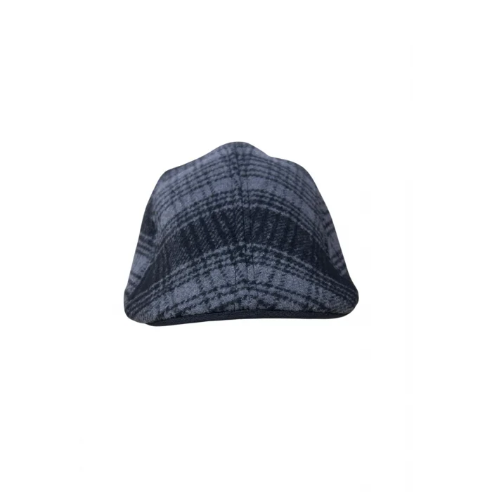 Kışlık Kulaklı Ekose Ördek Şapka Koyu Renk