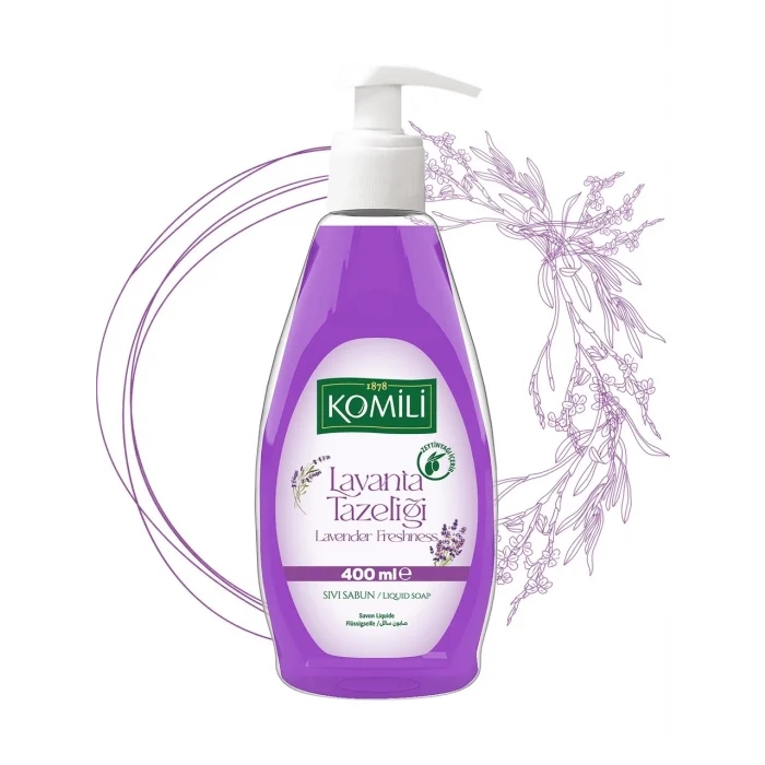 Komili Lavanta Tazeliği Sıvı Sabun 400ml.