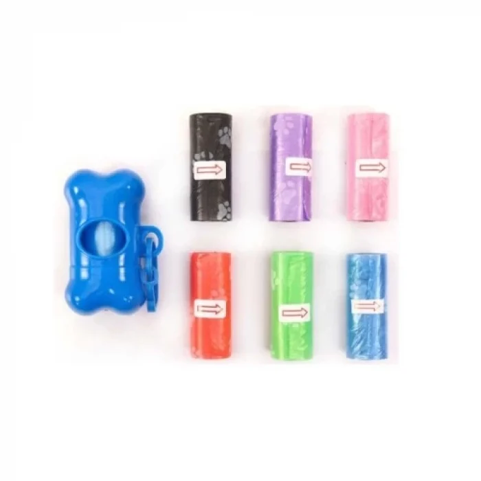 Köpek Dışkı Poşeti Seti (5+1 Kemik Aparatlı)