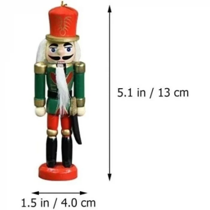Kurşun Asker Ahşap Dekoratif Set 6lı, 13 cm