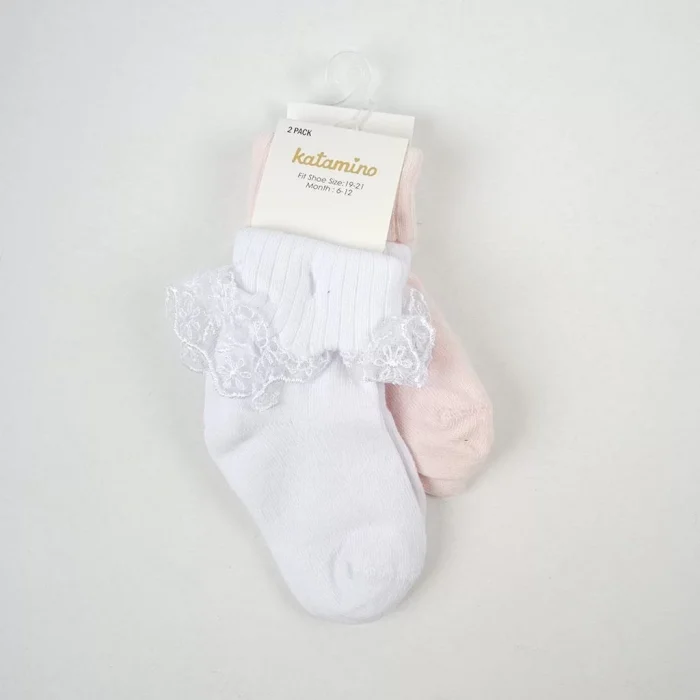 Luz&Pos Akel 2li Aks. Bebek Soket Çorap K44023 Asorti