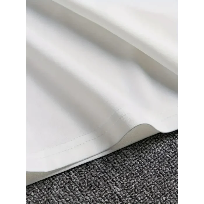 Luz&Pos Anımal Desen Baskı Erkek Oversive Tişört, Grafik Tişört Erkek Yazlık Outdoor Kıyafetleri, Sporda Ve Günlük Giyime Uygun - Beyaz