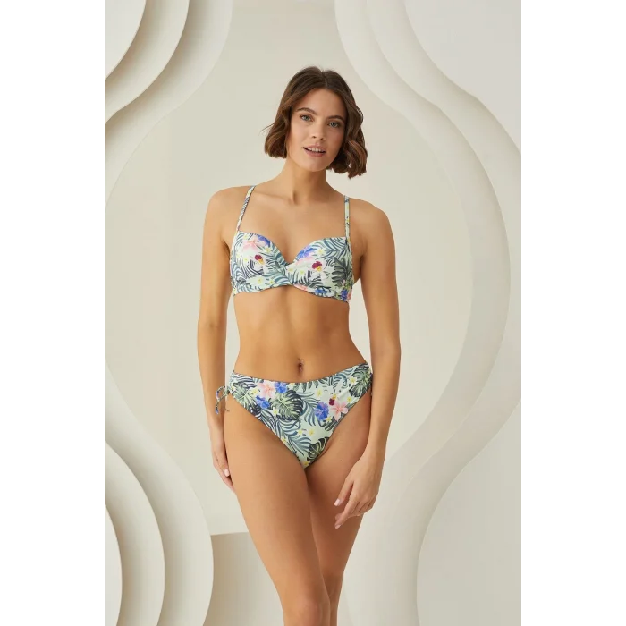 Luz&Pos Arias Closet Çiçek Desenli Kaplı Bikini Takımı