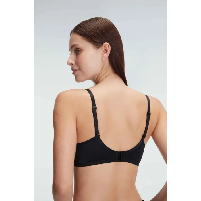 Luz&Pos Arias Closet Balenli Desteksiz Dolgusuz Askıları Çıkabilen Günlük Klasik T-shirt Sütyeni