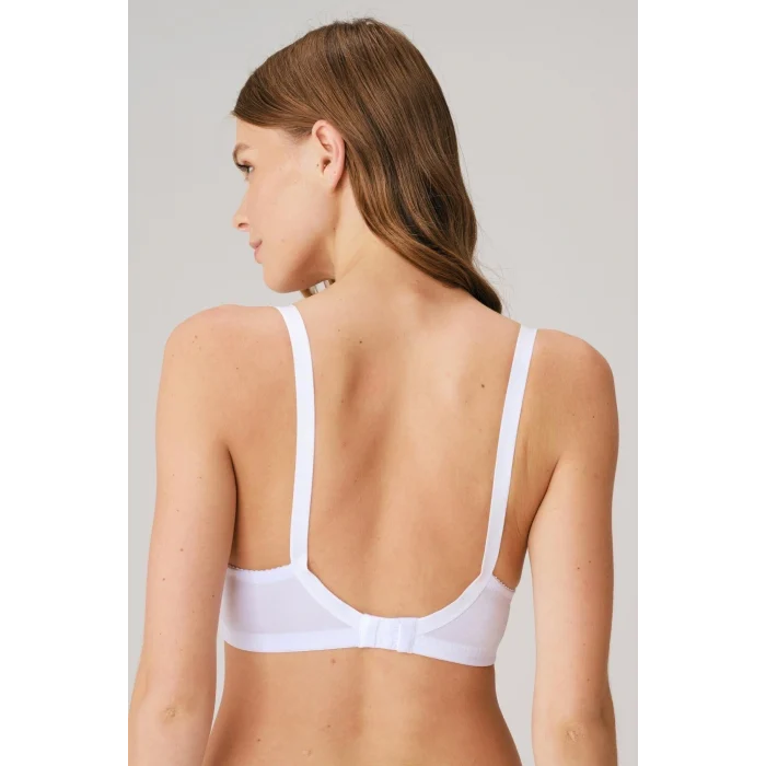 Luz&Pos Arias Closet Balenli Desteksiz Dolgusuz Toparlayıcı Günlük Klasik Dantelli Küçültücü Sütyen