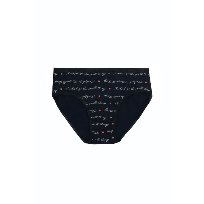 Luz&Pos Arias Closet Büyük Beden Pamuklu Likralı Karışık Renkli 3lü Külot