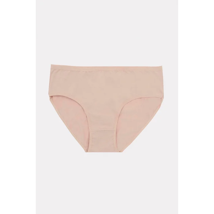 Luz&Pos Arias Closet Büyük Beden Pamuklu Siyah Beyaz Ten Rengi 3lü Külot