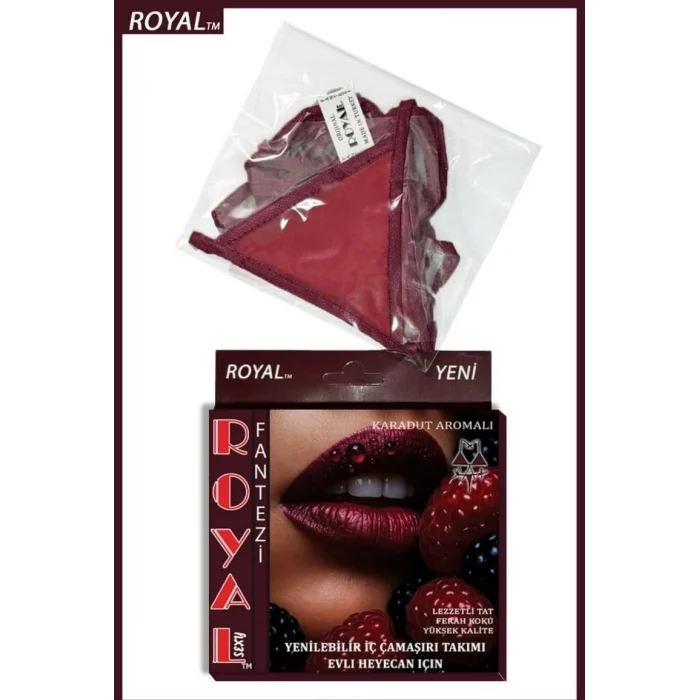 Luz&Pos Arias Closet Fantezi Tüketilebilen Yenilebilir Karadut Aromalı İç Çamaşırı Takımı