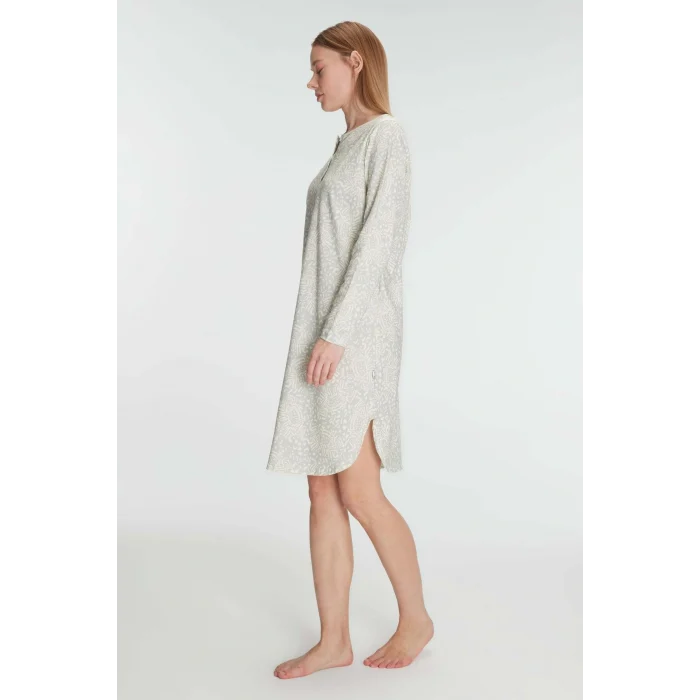 Luz&Pos Arias Closet Pamuklu Uzun Kollu Gecelik