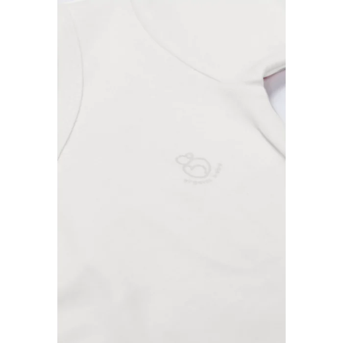 Luz&Pos Organik Natural Basic Style Kruvaze Uzun Kol Body Bs17102 Ekru