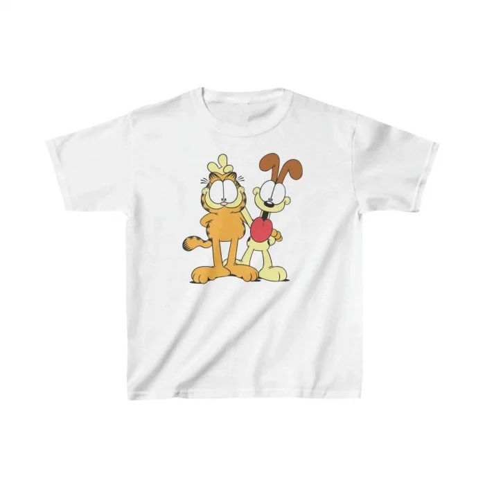 Luz&Pos Çocuk Unisex Baskılı T-shirt - Beyaz