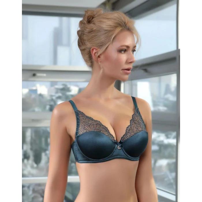 Luz&Pos Dantel Detaylı Desteksiz Sütyen