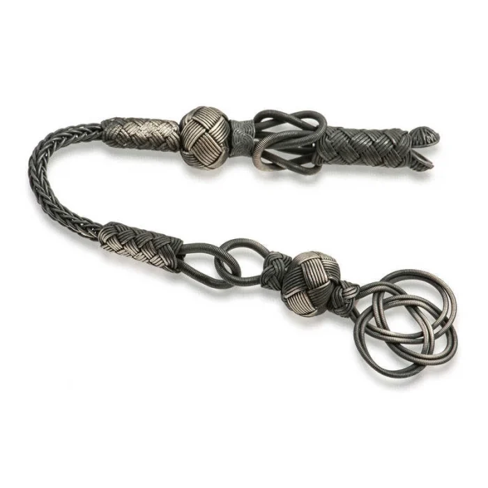 Luz&Pos Gümüş Trabzon Örmesi Kazaz Tesbih Püskülü