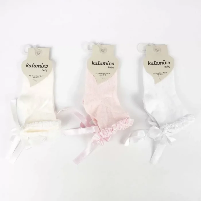 Luz&Pos Oben Aks Kız Bebek Soket Çorap K48019 Asorti